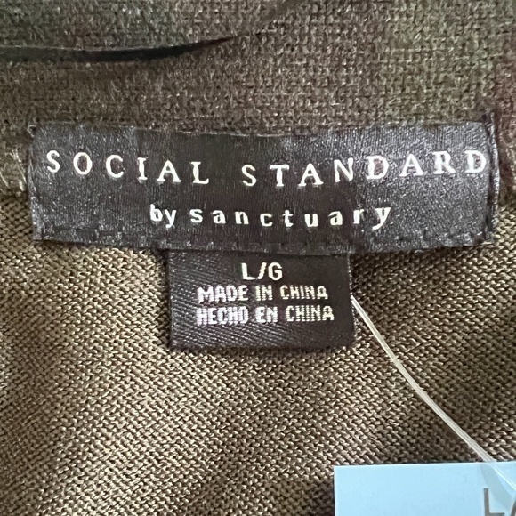 NEW Social Standard by Sanctuary Camo Daytripper‎ Cardigan Sweater Sz. L - Picture 11 of 14